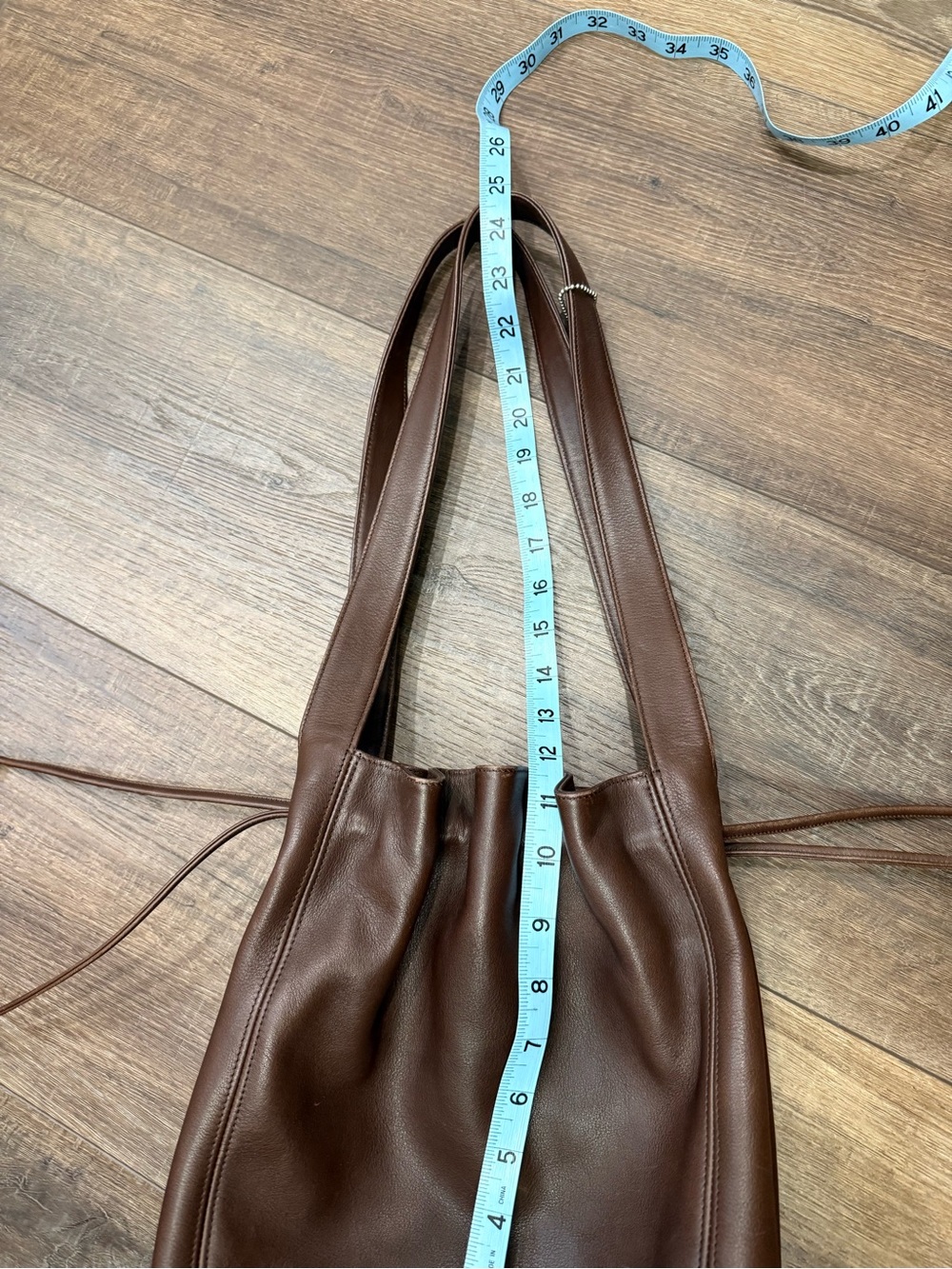 Coach Vintage Lexington Drawstring Bucket Bag 4180 Brown Leather Italy - Picture 11 of 13